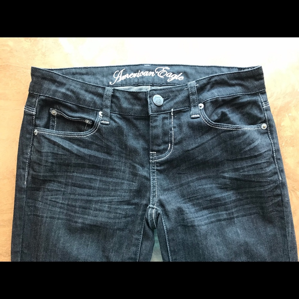 NFS - American Eagle Black Jeans, size 4 reg🖤Like New!